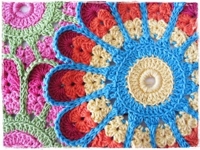 Olavas Verden Colourful Crochet Potholder